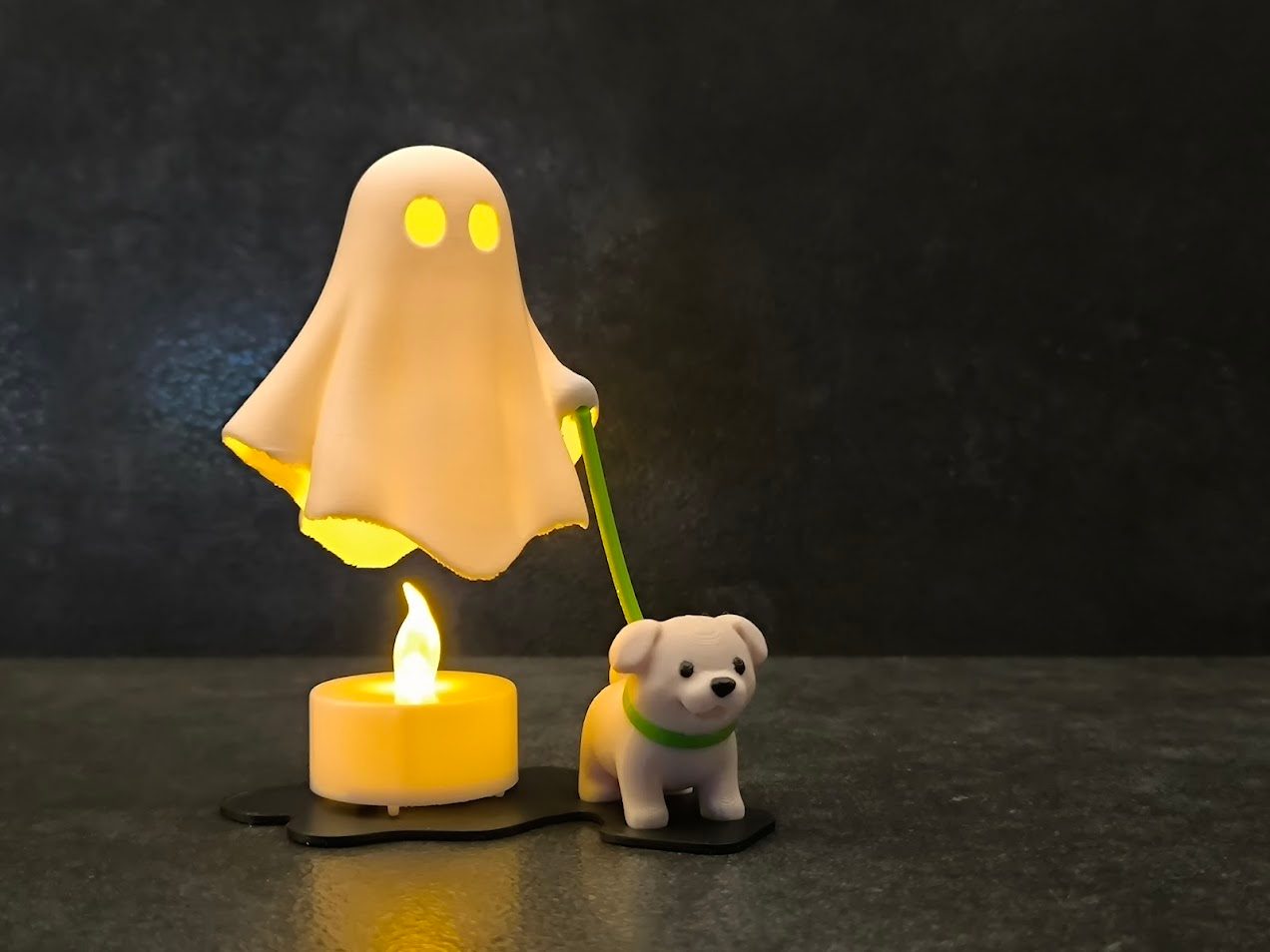 #179 Ghost with a dog on a walk — vue 5