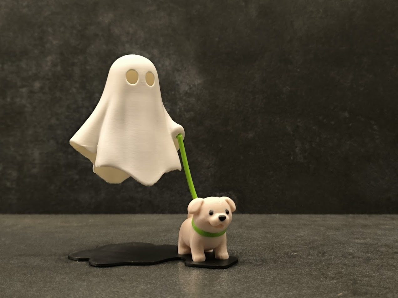 #179 Ghost with a dog on a walk — vue 14