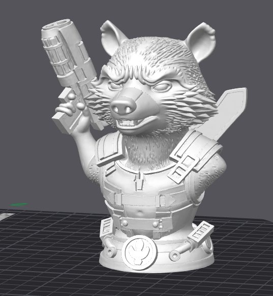 #183 Buste Rocket Raccoon — vue 1