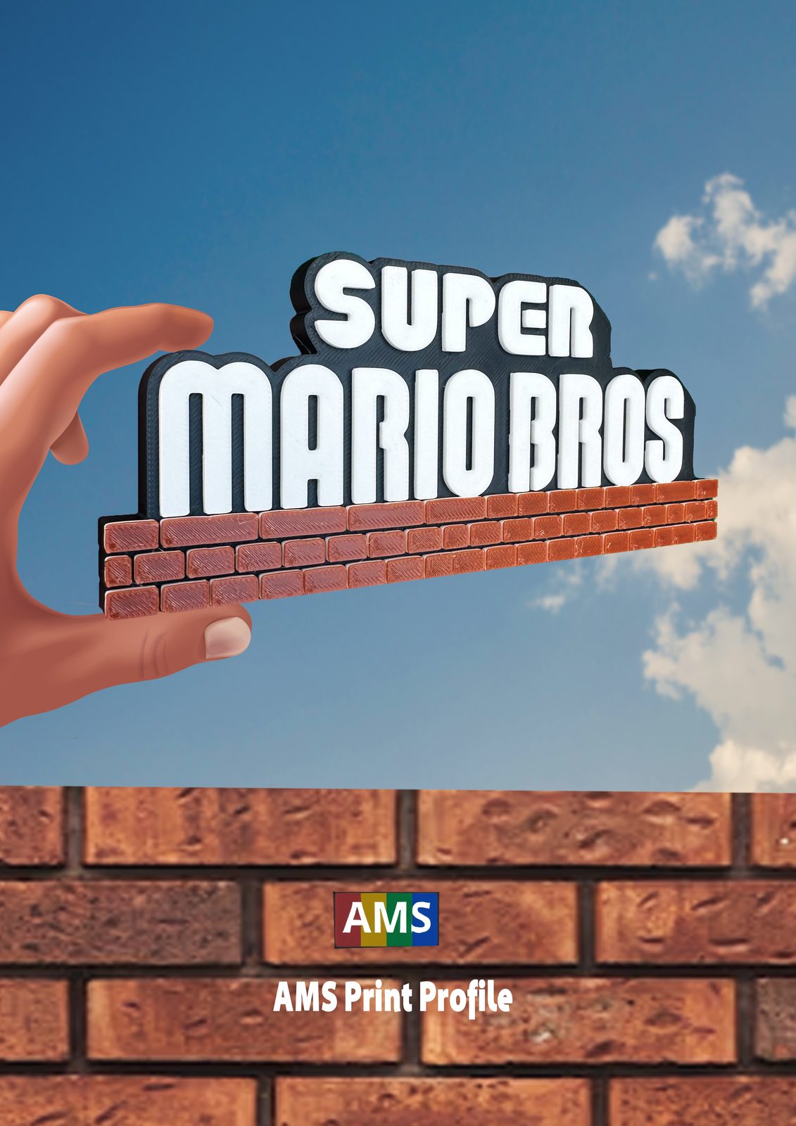 #185 Super Mario Bros Logo — vue 3