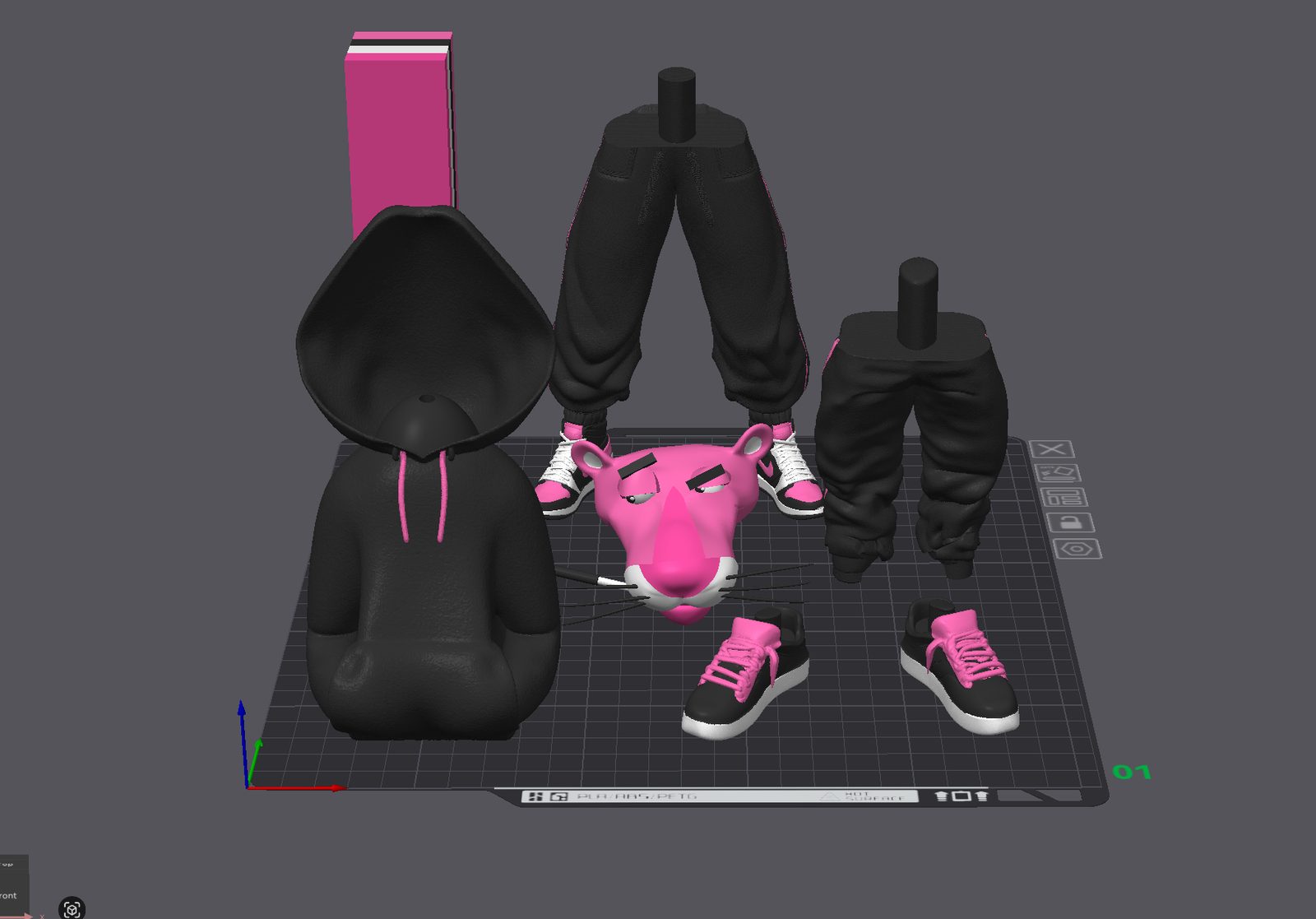 #191 Urban Vibes Pink Panther Modular Chill King — vue 3