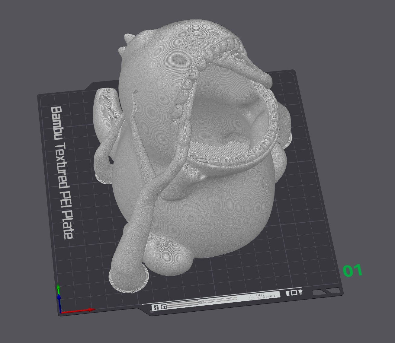 #192 Dinosaur T-REX Pencil Holder — vue 2
