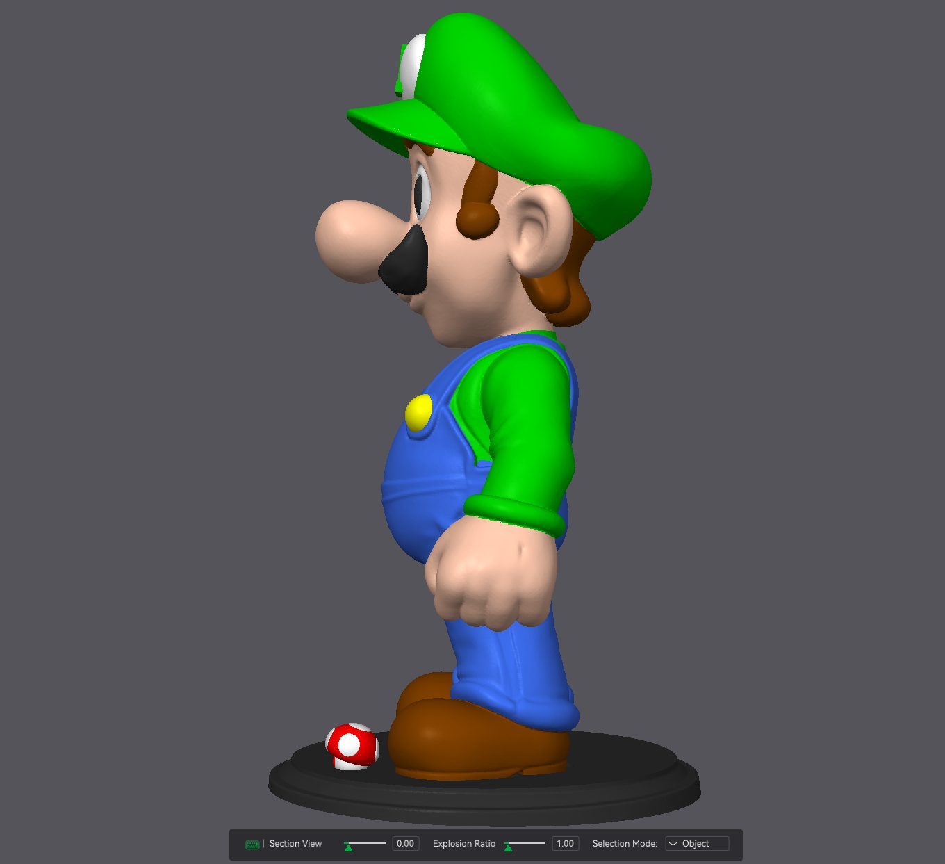 #193 Luigi Mushroom Kingdom's Tall Hero Super Mario — vue 4