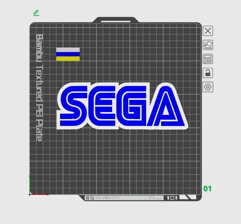 #195 Sega Logo by Nforce3D — vue 3