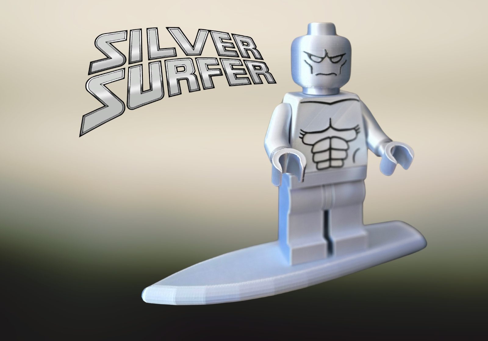 #195 Silver Surfer 500% Edition Brixx Figur — vue 4