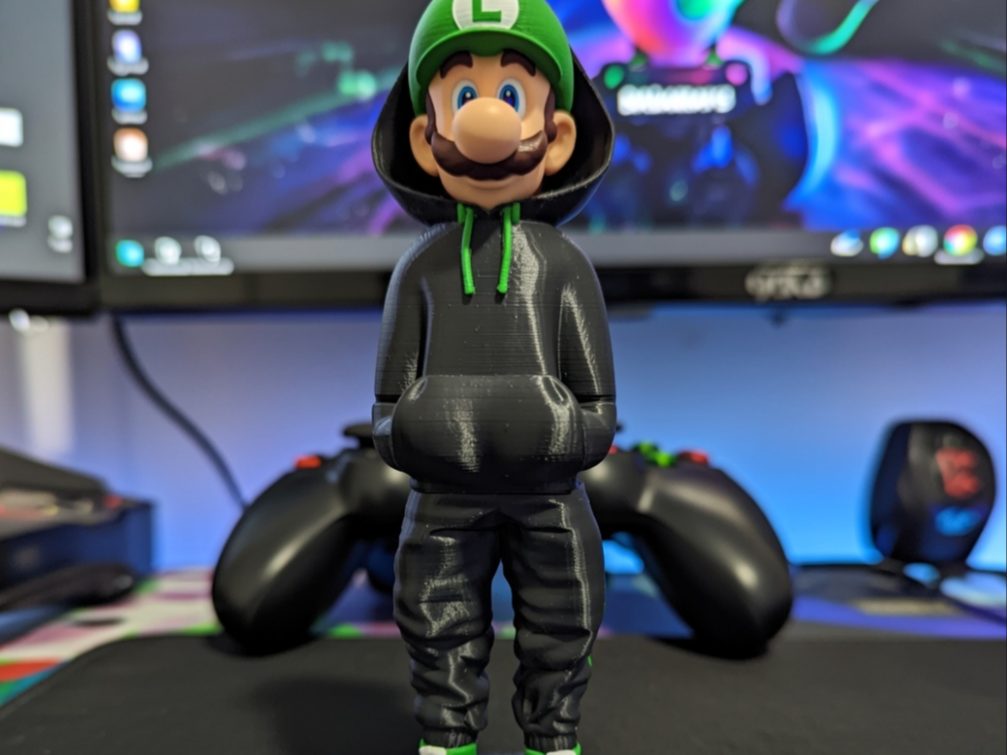 #197 Urban Vibes Luigi Blacked Out Plumber Drip Edition — vue 1
