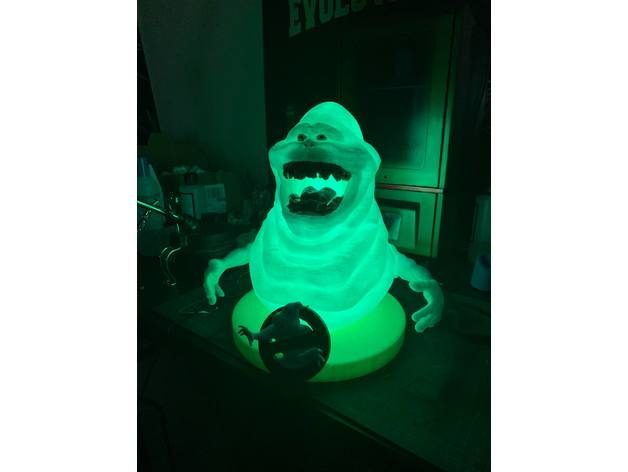 20781 GhostBusters - Slimer UV Glow in the dark lamp — vue 3