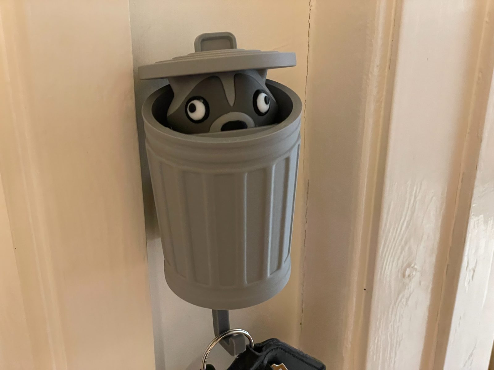 #207 Raccoon Wall Key Holder — vue 1