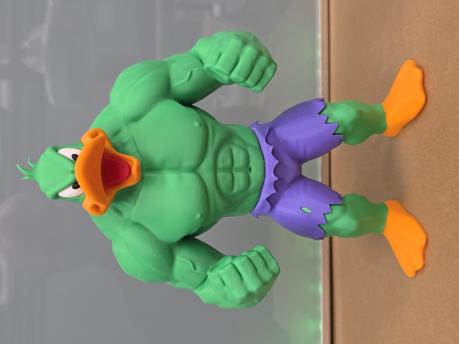 #209 Daffy Duck as Hulk — vue 7