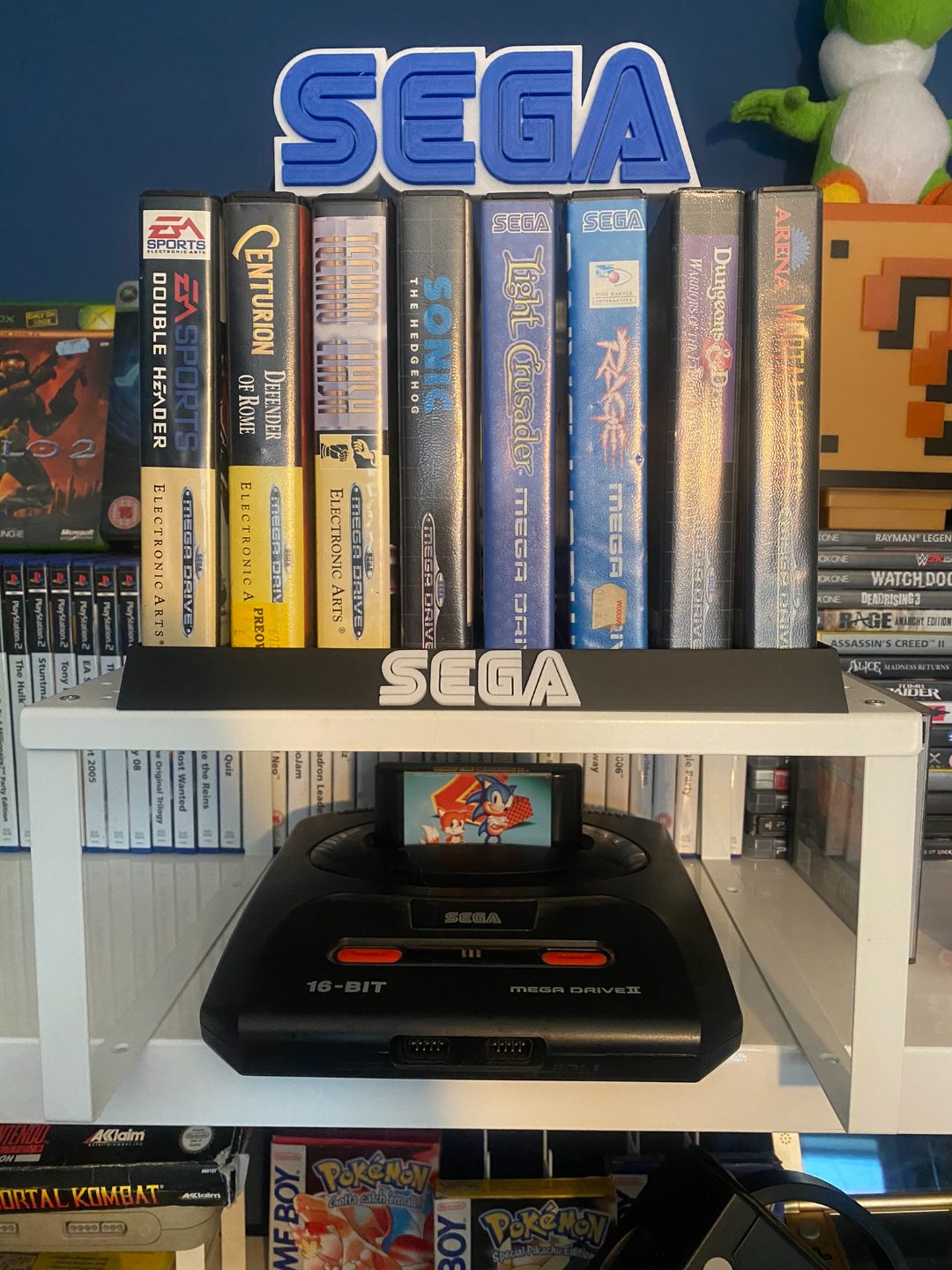 #213 8 Slot Sega Megadrive Display Stand Games Holder — vue 3