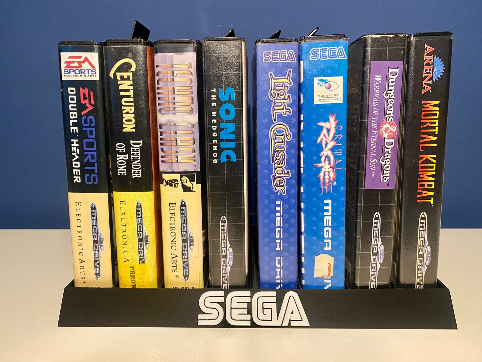 #213 8 Slot Sega Megadrive Display Stand Games Holder — vue 10
