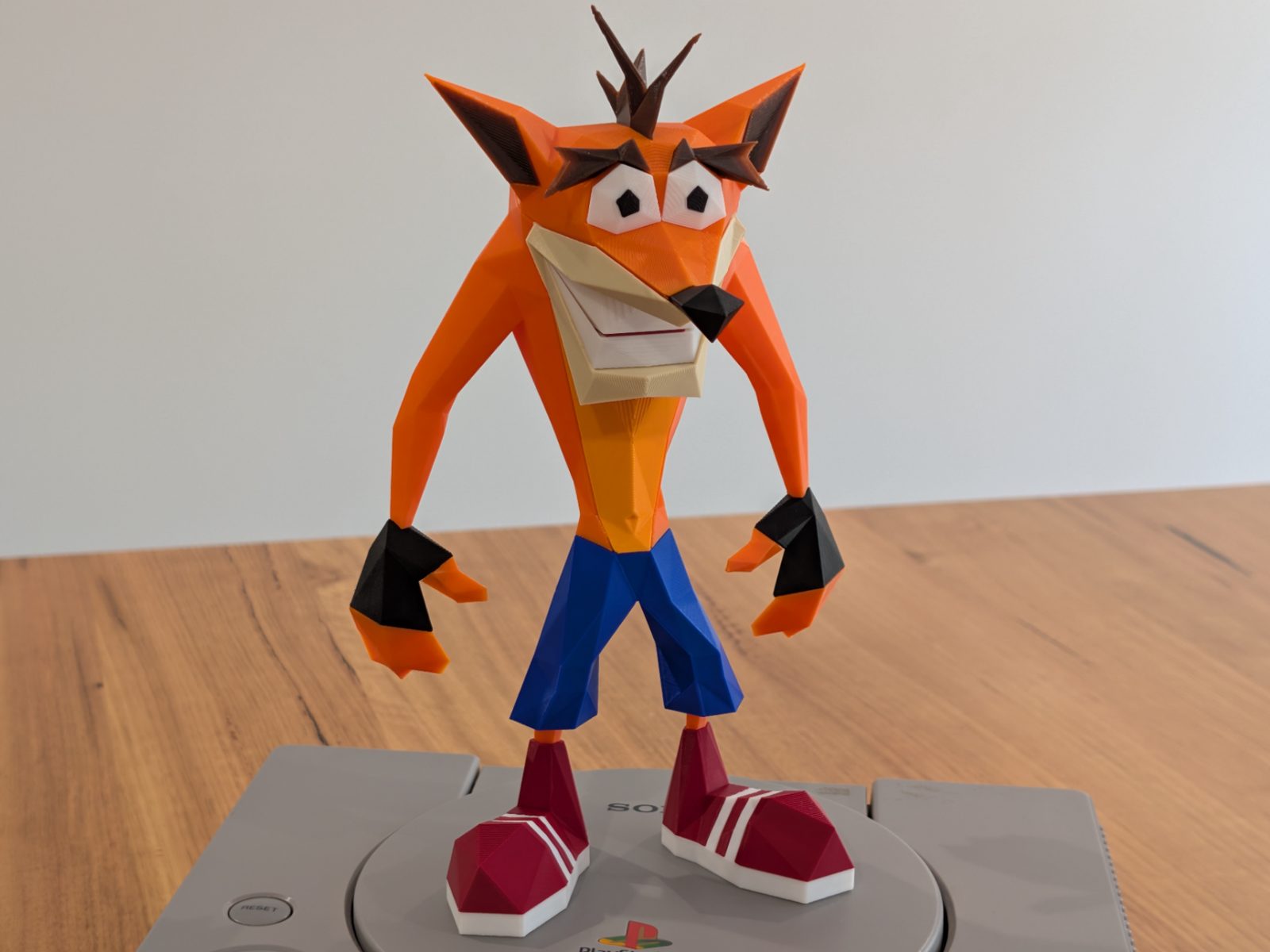 #214 Crash Bandicoot Figure - Low Poly PS1 — vue 2