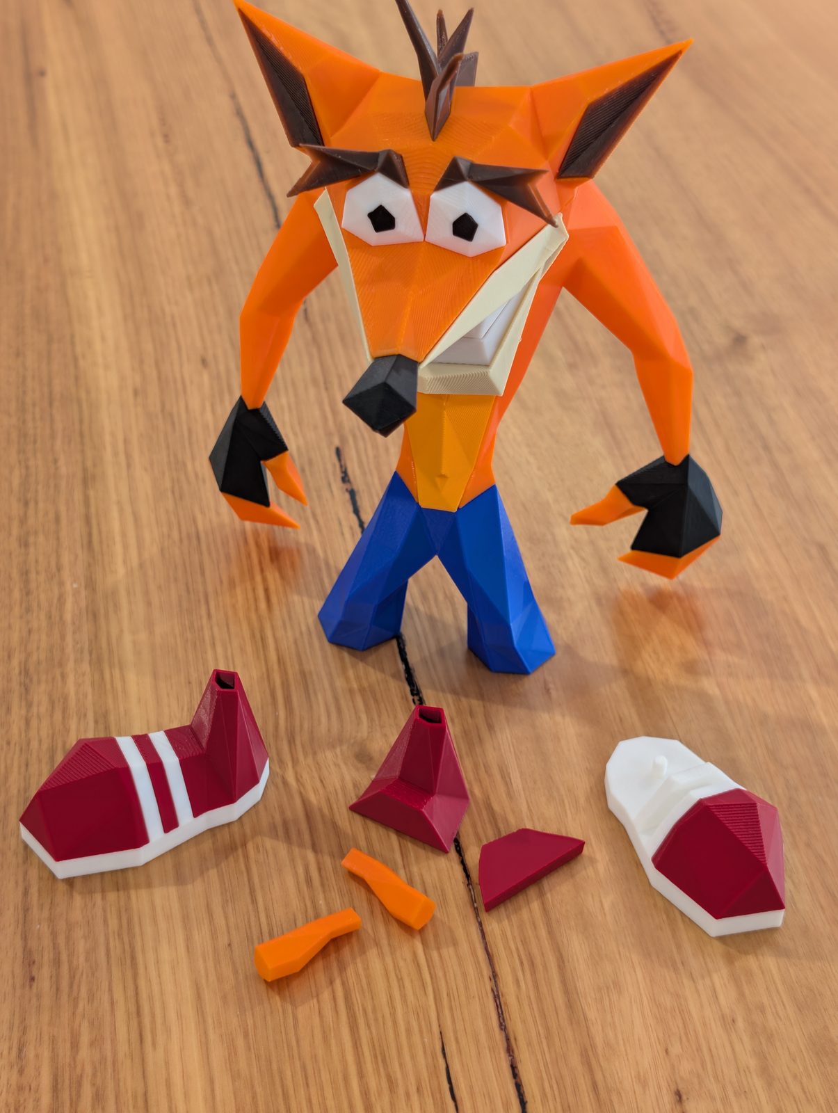 #214 Crash Bandicoot Figure - Low Poly PS1 — vue 8