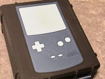 #215 Gameboy Color case + 8 game cartridges — vue 3