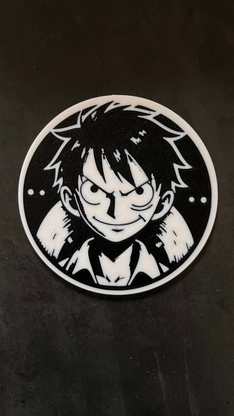 #225 Luffy one piece coaster — vue 3