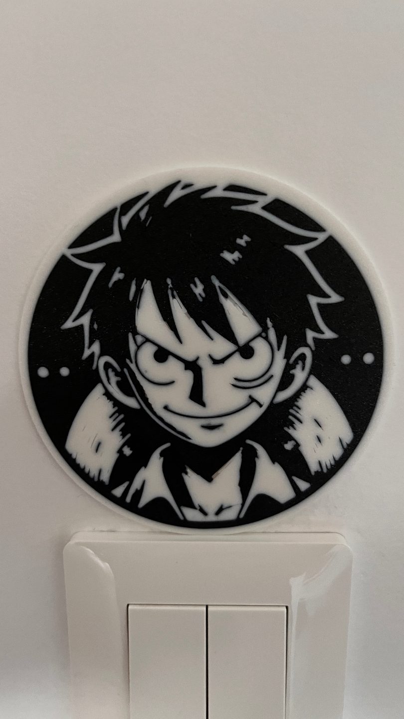#225 Luffy one piece coaster — vue 4