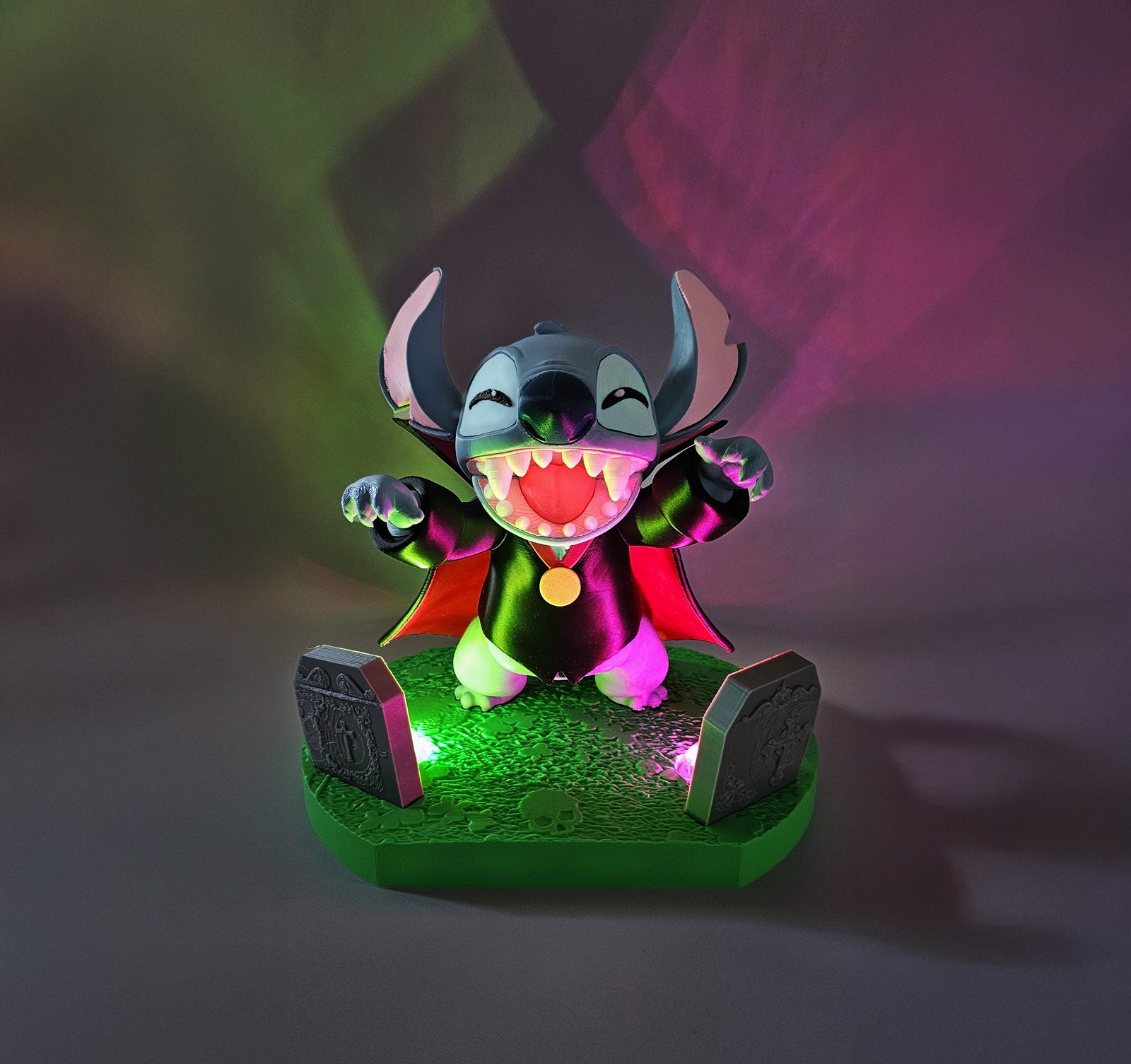 #226 Halloween bis! Stitch Dracula fanart! (20 cm tall) — vue 6