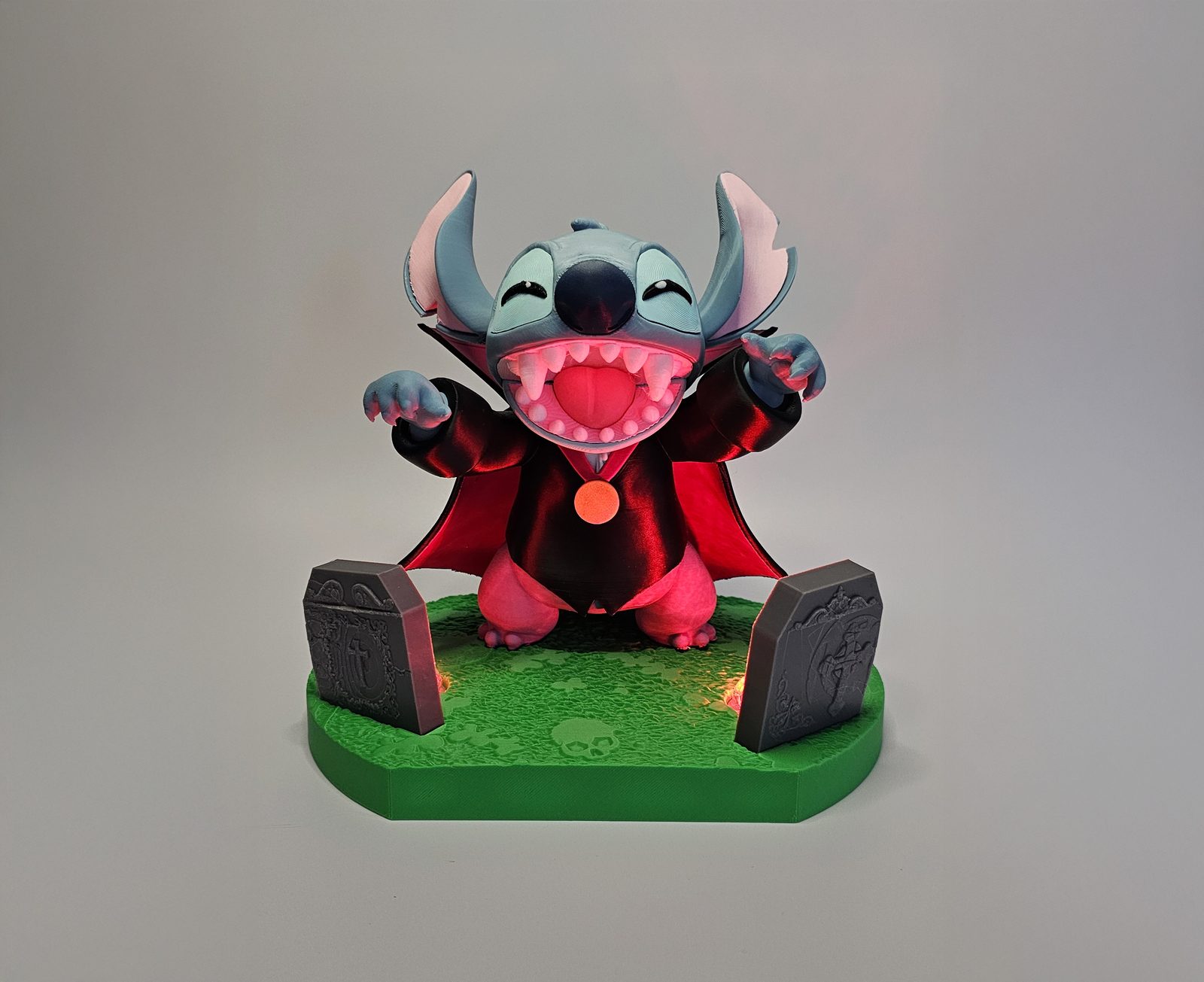 #226 Halloween bis! Stitch Dracula fanart! (20 cm tall) — vue 8