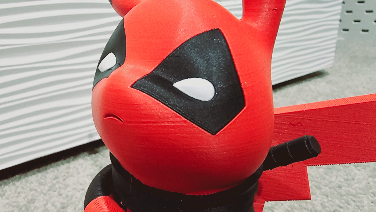 #228 [Pokemon] Pikapool Multi Color Pikachu x DeadPool — vue 3