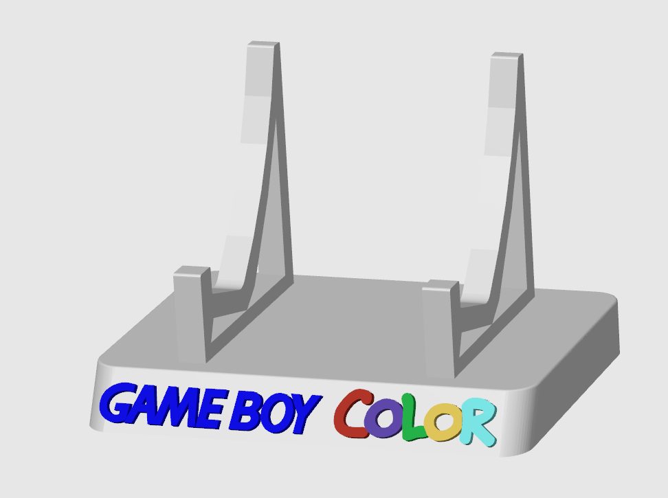 #237 Soporte Expositor para Nintendo Game Boy Color — vue 2