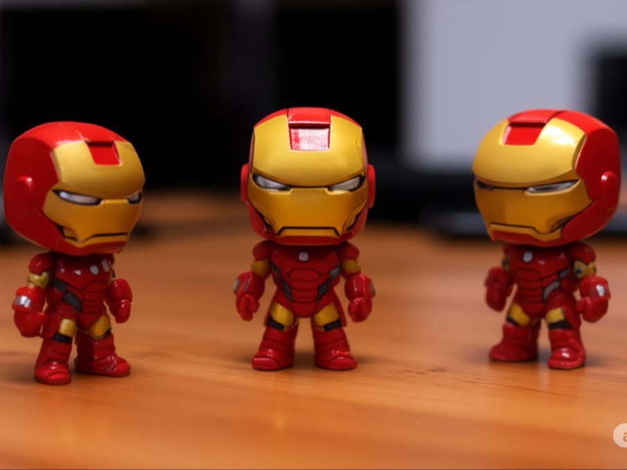 #246 funky Pop-style Iron Man figure — vue 1
