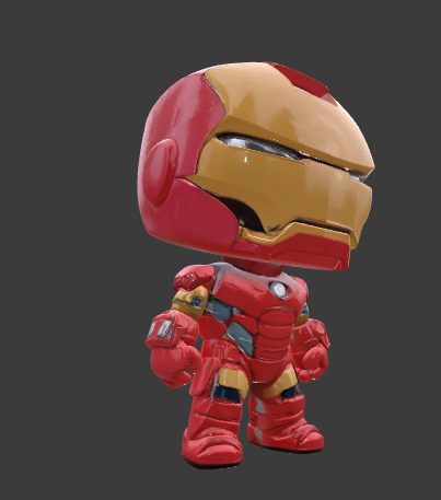 #246 funky Pop-style Iron Man figure — vue 3