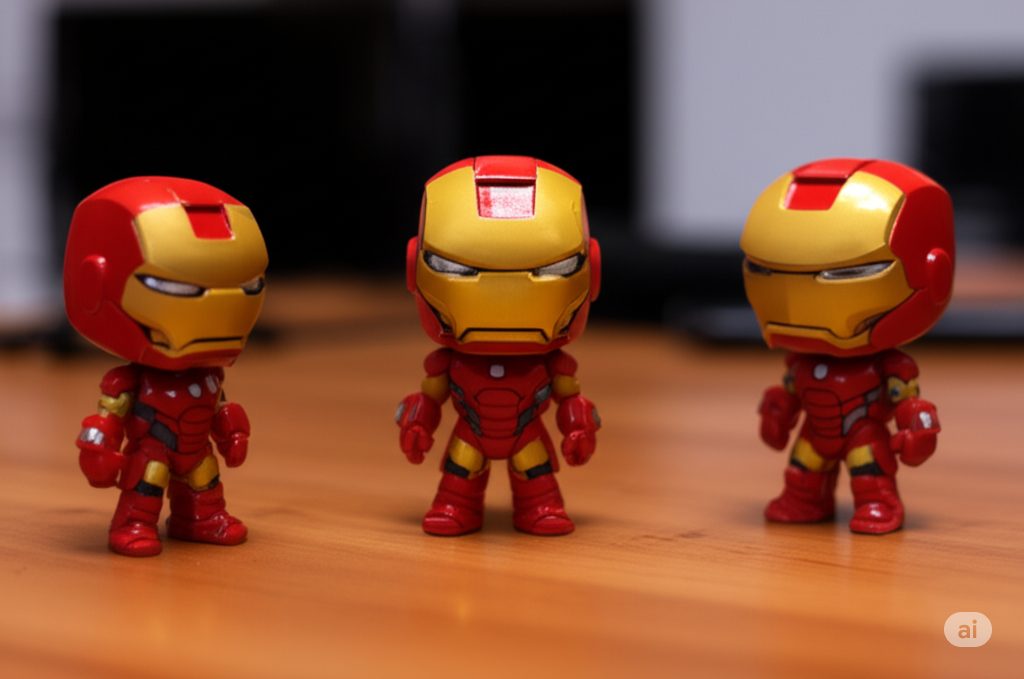 #246 funky Pop-style Iron Man figure — vue 5