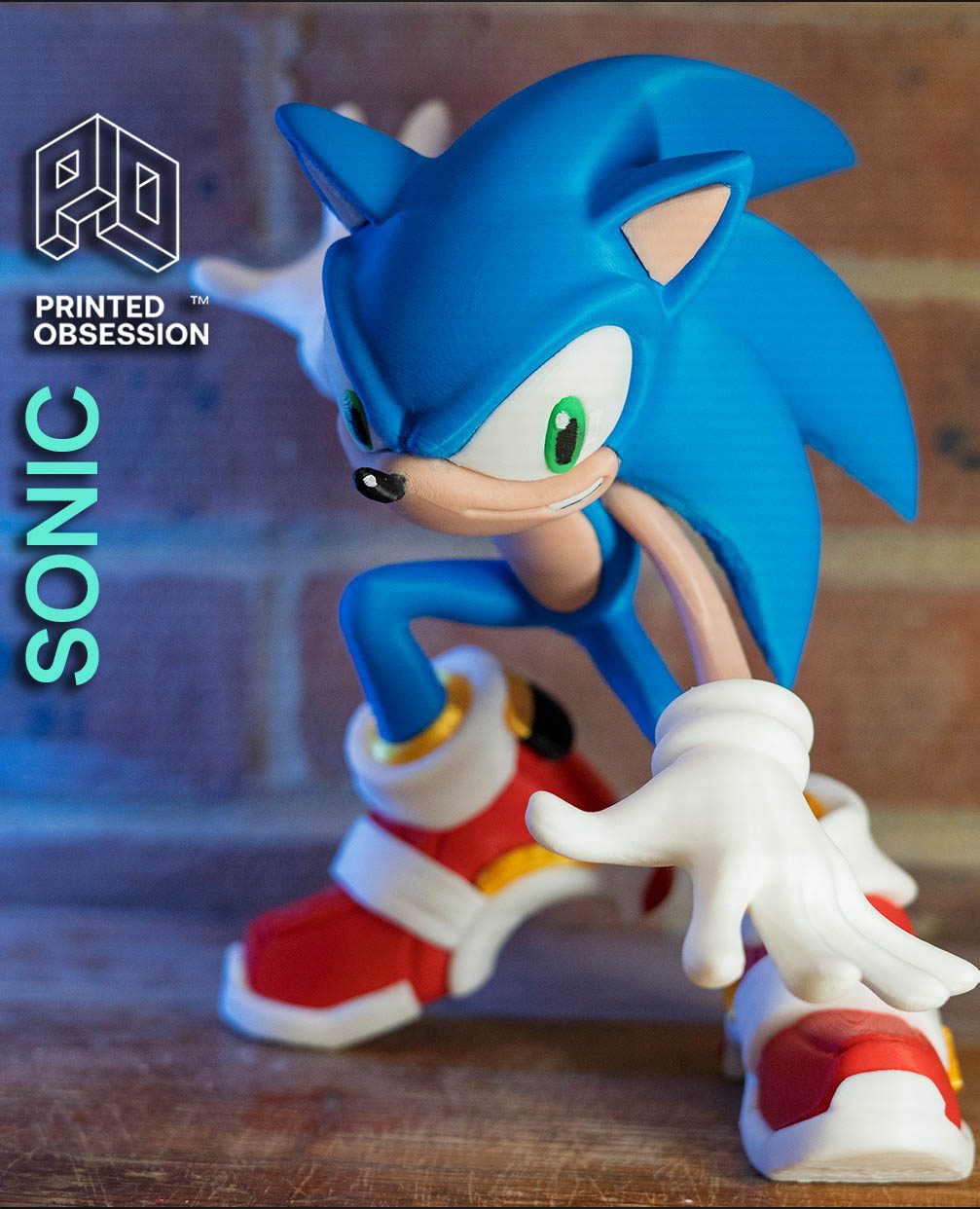 #246 Sonic - Fan Art - Print in Pieces - Full color — vue 4
