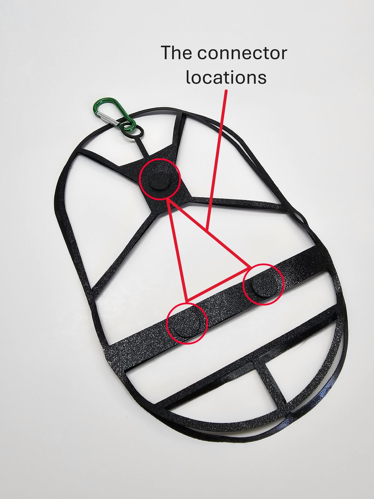 #250 Backpack Clip-on Shoe Holder (TPU) — vue 4