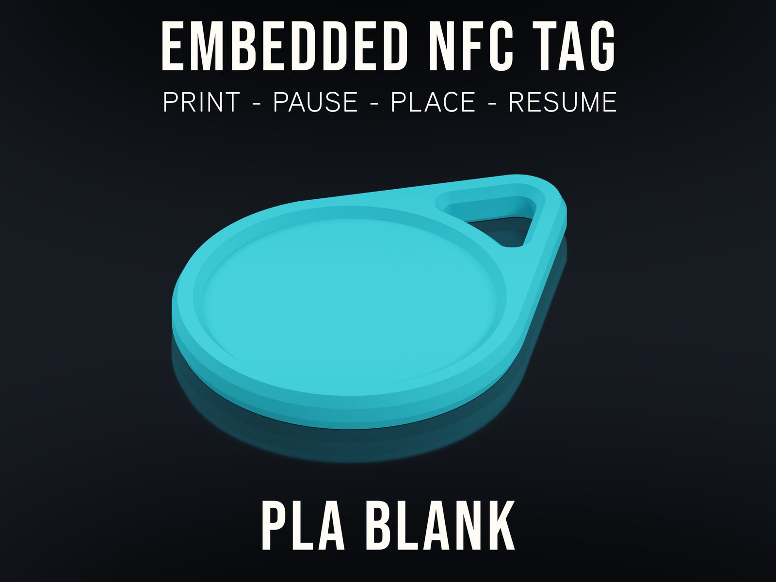 #252 Keychain with Embedded NFC tag — vue 4