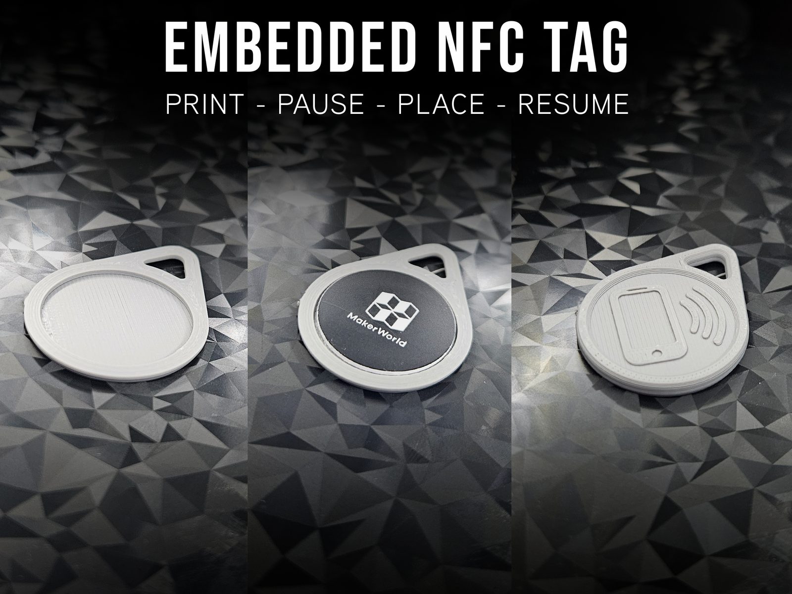 #252 Keychain with Embedded NFC tag — vue 7