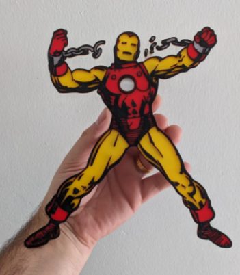 #255 Ironman Wall Art — vue 2