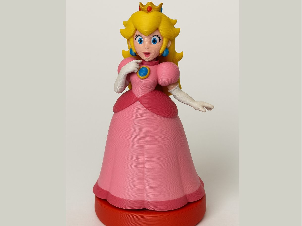#257 Peach Princess Figurine 3D Printable Super Mario — vue 2