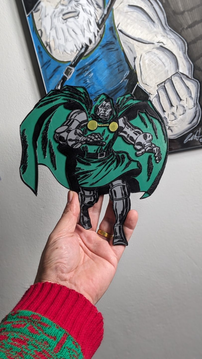 #258 Doctor Doom Wall Art — vue 1