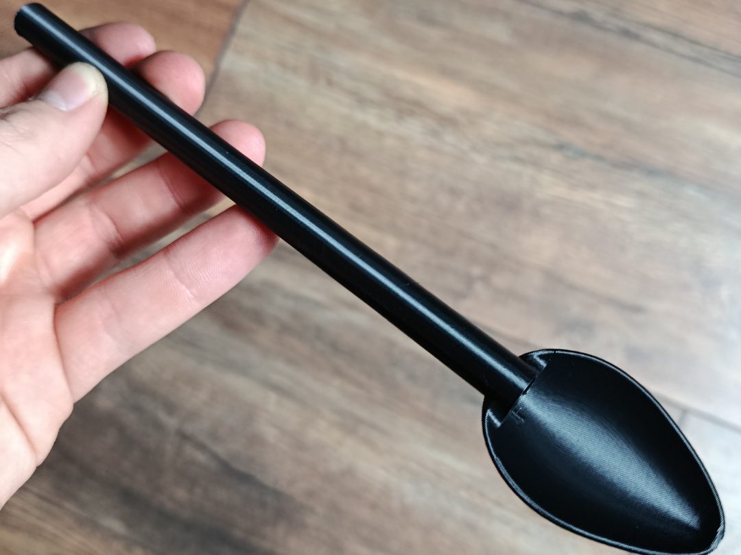 #266 Spoon Straw slush ice no supports long — vue 1