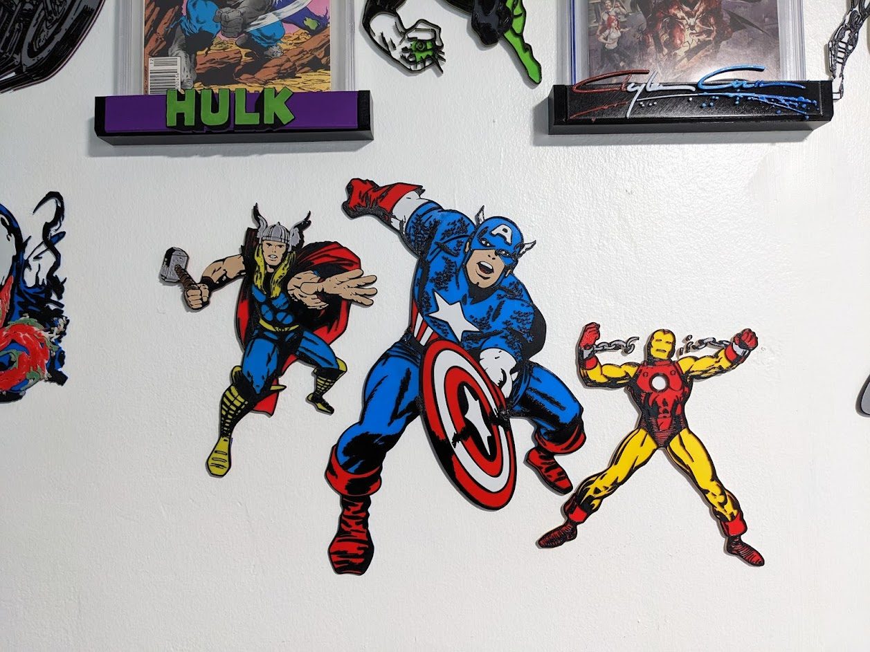 #270 Captain America Wall Art — vue 2
