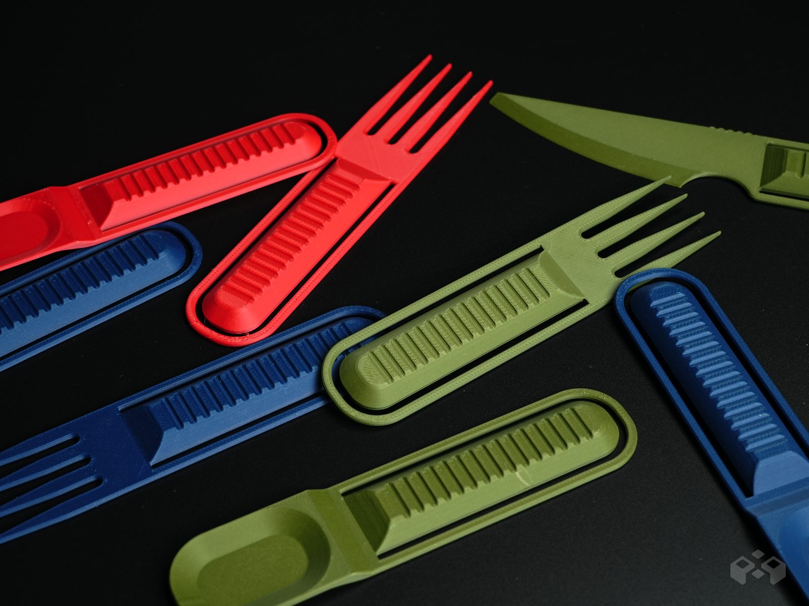 #271 Clip-on Hiking Utensil set — vue 1
