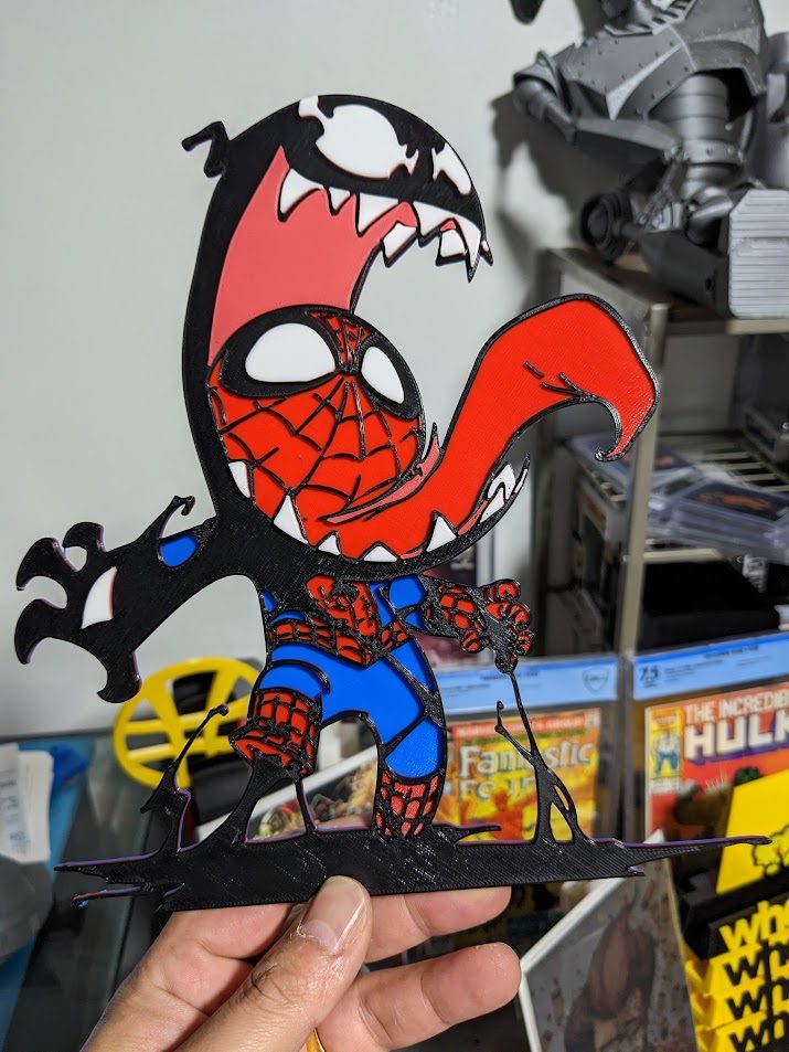 #273 Skottie Young's Spiderman Venom Wall Art — vue 4