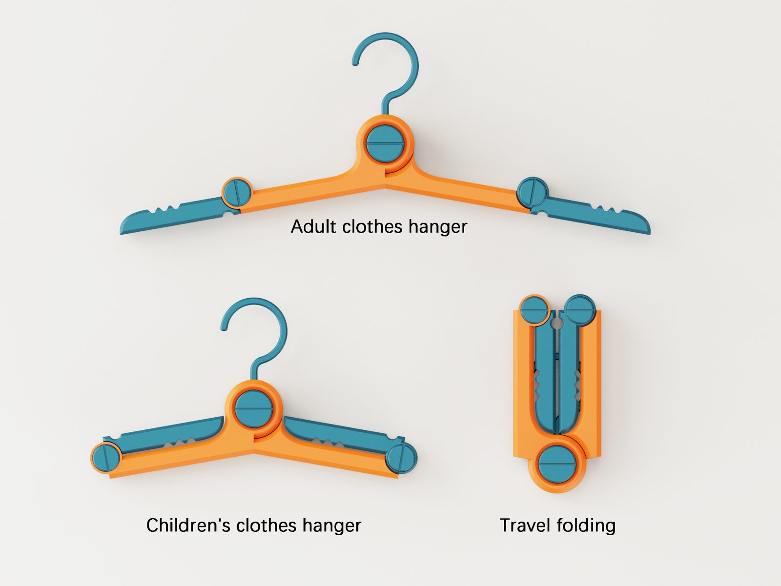 #276 Travel folding clothes hanger — vue 11