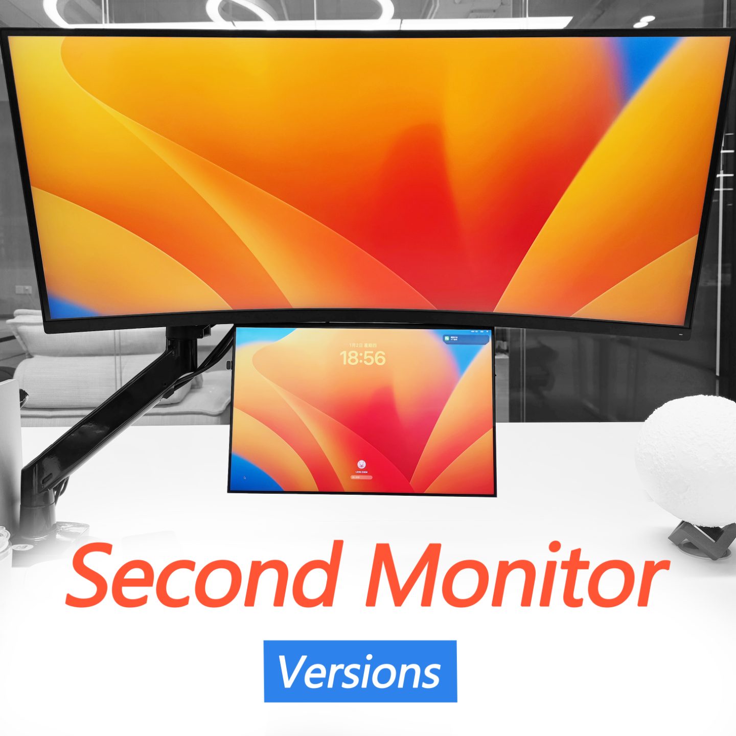 #278 Floating Second Monitor iPad iPhone Stand — vue 3