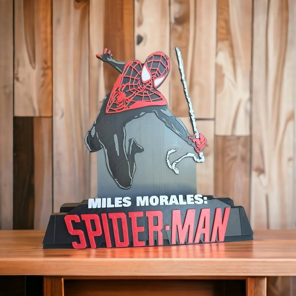 #279 Miles Morales Spiderman Comic Book Kickstand — vue 3