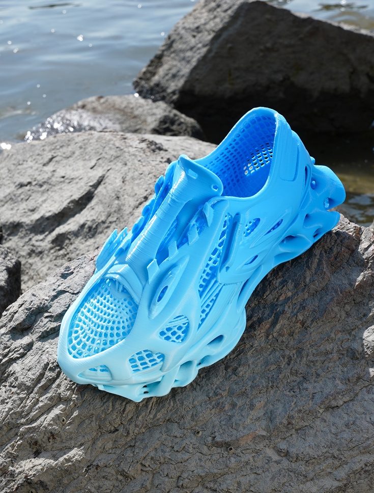 #284 Whaleberry - a 3D printed thick-soled casual shoe — vue 3