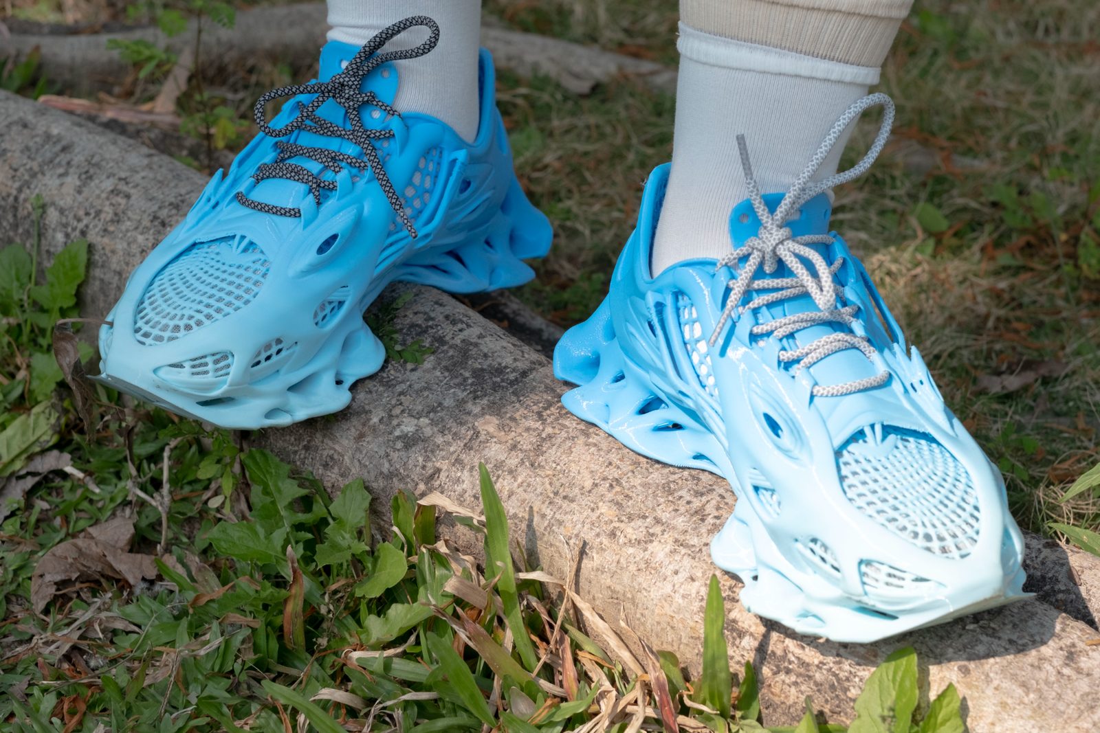#284 Whaleberry - a 3D printed thick-soled casual shoe — vue 16