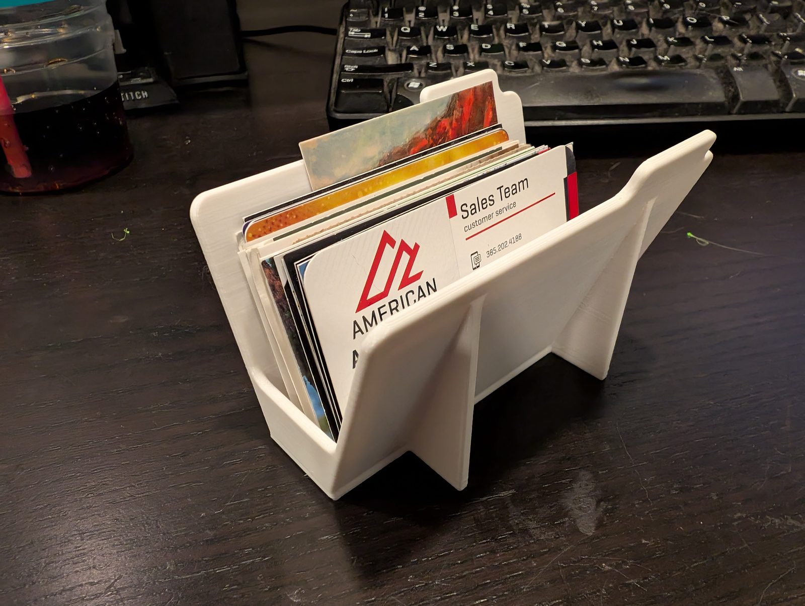 #287 Business Card Folder Holder — vue 1