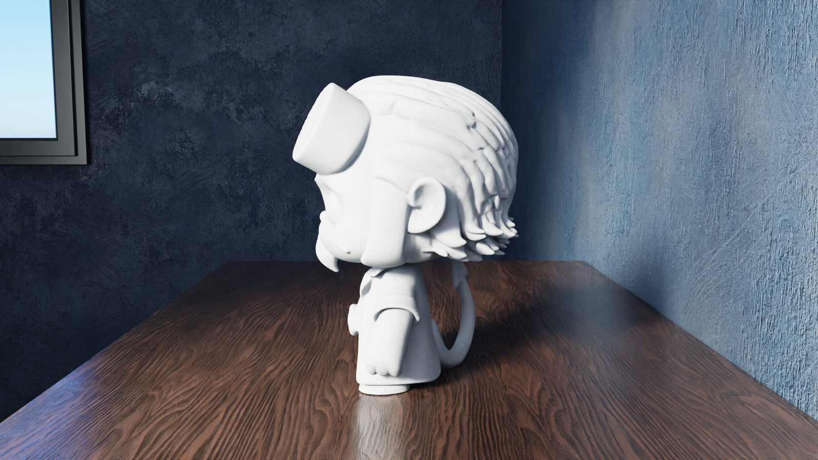 #288 Chibi Hellboy – Mini Demon Hero — vue 4