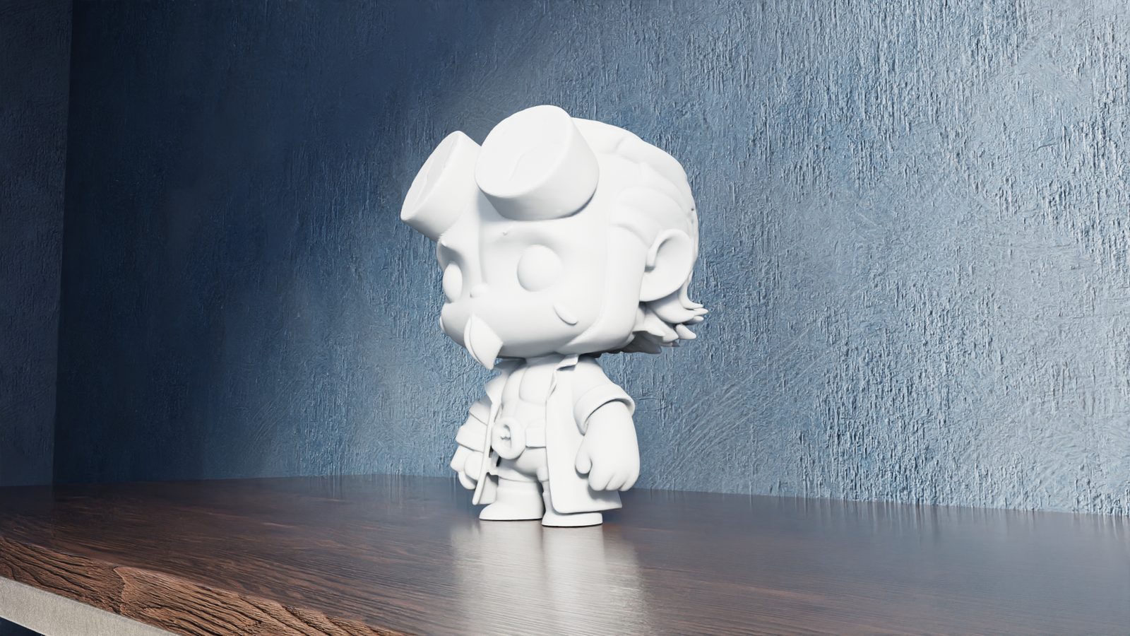 #288 Chibi Hellboy – Mini Demon Hero — vue 7