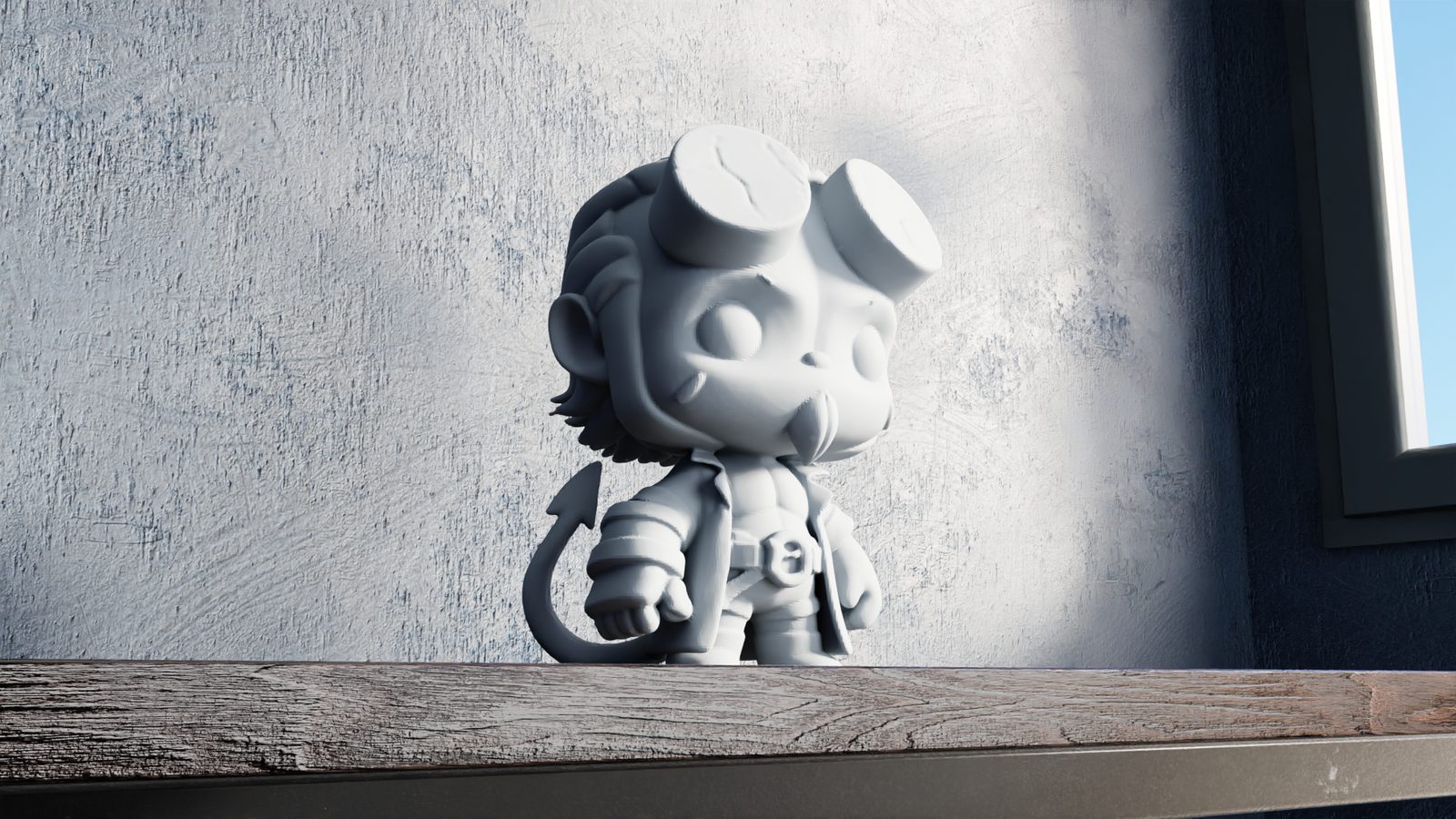 #288 Chibi Hellboy – Mini Demon Hero — vue 8