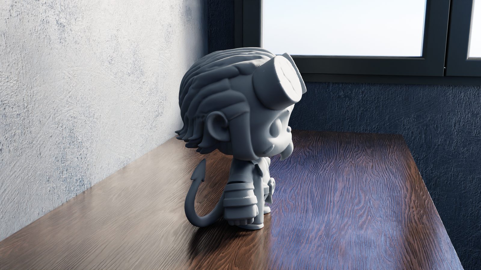 #288 Chibi Hellboy – Mini Demon Hero — vue 9