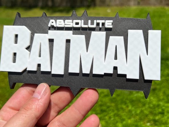 #289 Absolute Batman Logo - Bar Magnet - 4 - 6 inch — vue 3