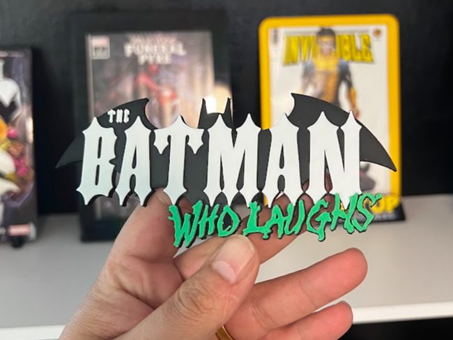 #291 Batman Who Laughs Logo - Bar Magnet — vue 1